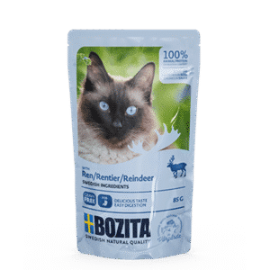 Bozita kjøttbiter i saus med reinsdyr 85g 12pk