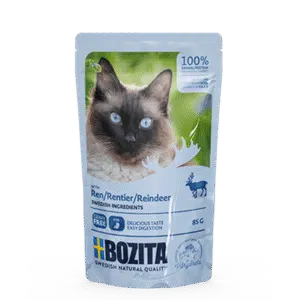 Bozita kjøttbiter i saus med reinsdyr 85g 12pk