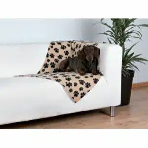Trixie Beaney Fleeceteppe til Hund Beige 100 x 70 cm