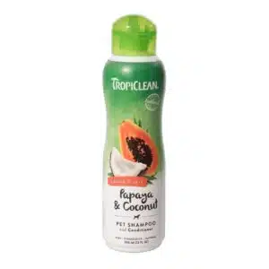 Tropiclean Papaya og coconut 2i1 shampoo 355ml