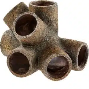 Akvariedekor rør-sammensetning 16x12x12cm