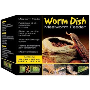 Exo Terra Worm Dish 9.5×4.5×12.7cm
