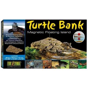 ExoTerra Turtle Bank-Land del flytende med magnetfeste