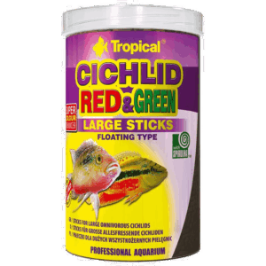 Tropical cichild red & green sticks large1000ml