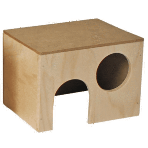 Musehus i tre 13x10x9.5 cm