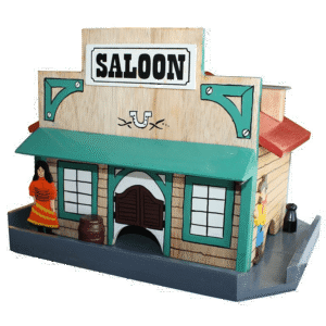 Fuglemater saloon glendale 30x24x20cm