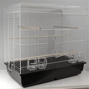 Gd undulatbur space vit-svart 120x59x100cm