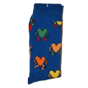 Sokk med Hjerter Armer og Ben Blå
