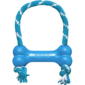 Kong Puppy Goodie Bone w/Rope Valpeleke