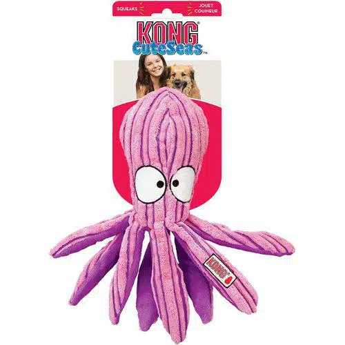 KONG Cuteseas Octopus Hundeleke Kosedyr (2 størrelser)