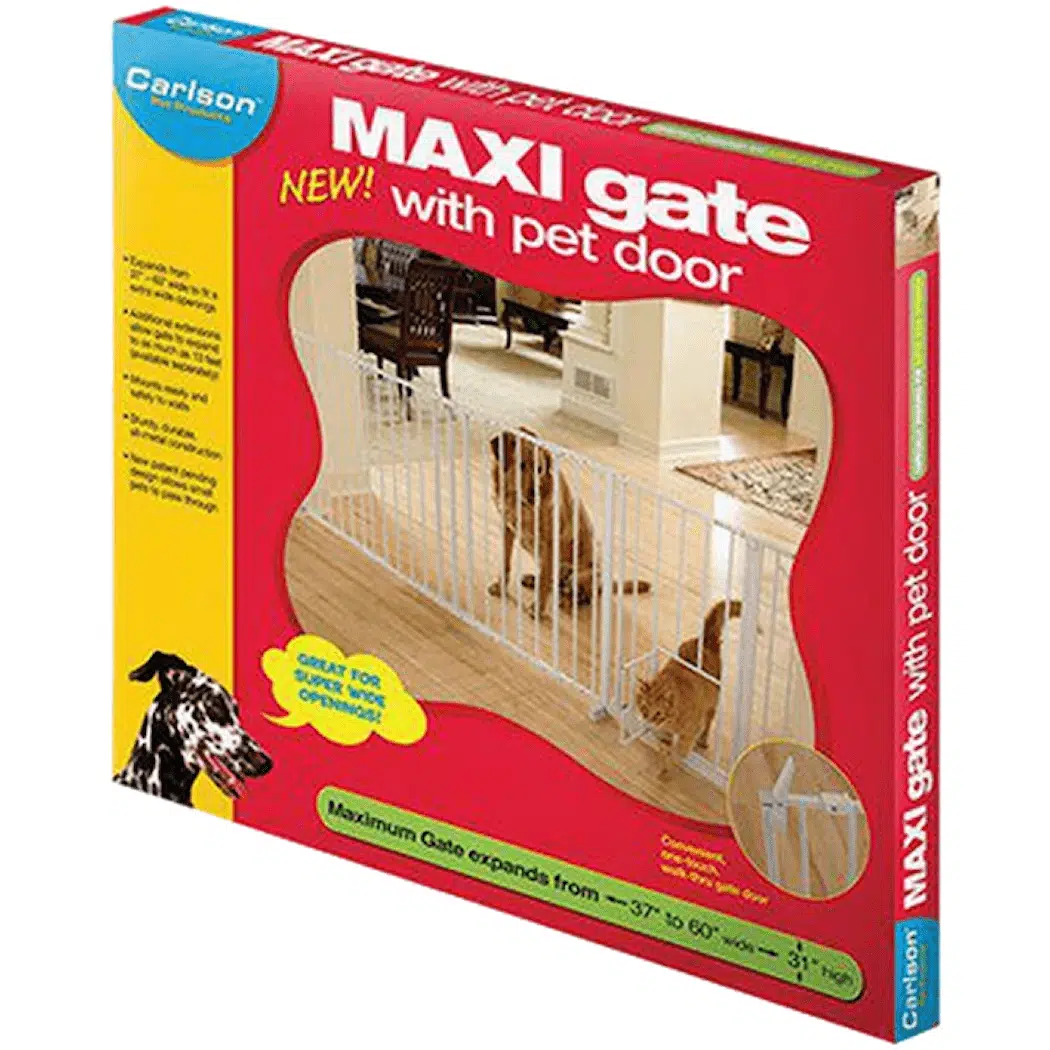 Carlson grind maxi walk-thru med kattedør, 76x94-152cm