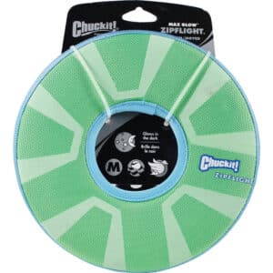 Chuckit Selvlysende Frisbee Snø og Flyteleke M