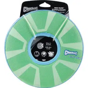 Chuckit Selvlysende Frisbee Snø og Flyteleke M