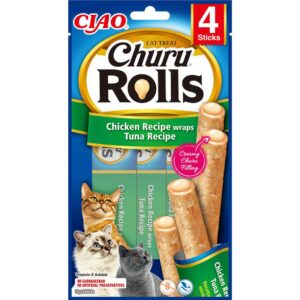 Ciao Churu snacks rull katt -Kylling og Tunfisk 4stk