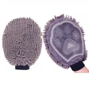 DGS Dirty Dog Grooming Glove Tu00f8rkehanske 25x18CM