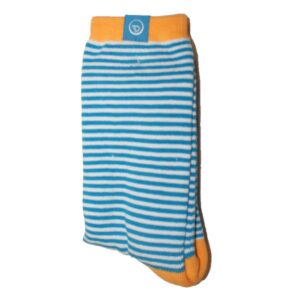 Sokker Hvite og Turkis Striper