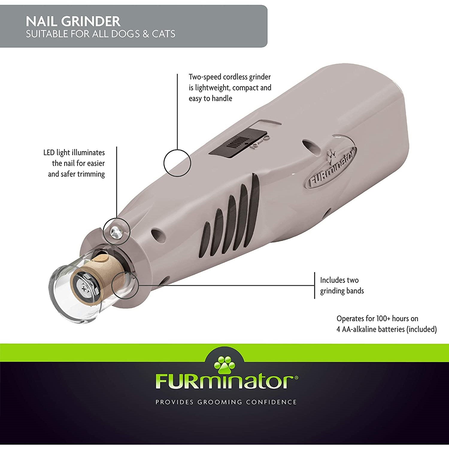 FURminator Elektrisk Klofil