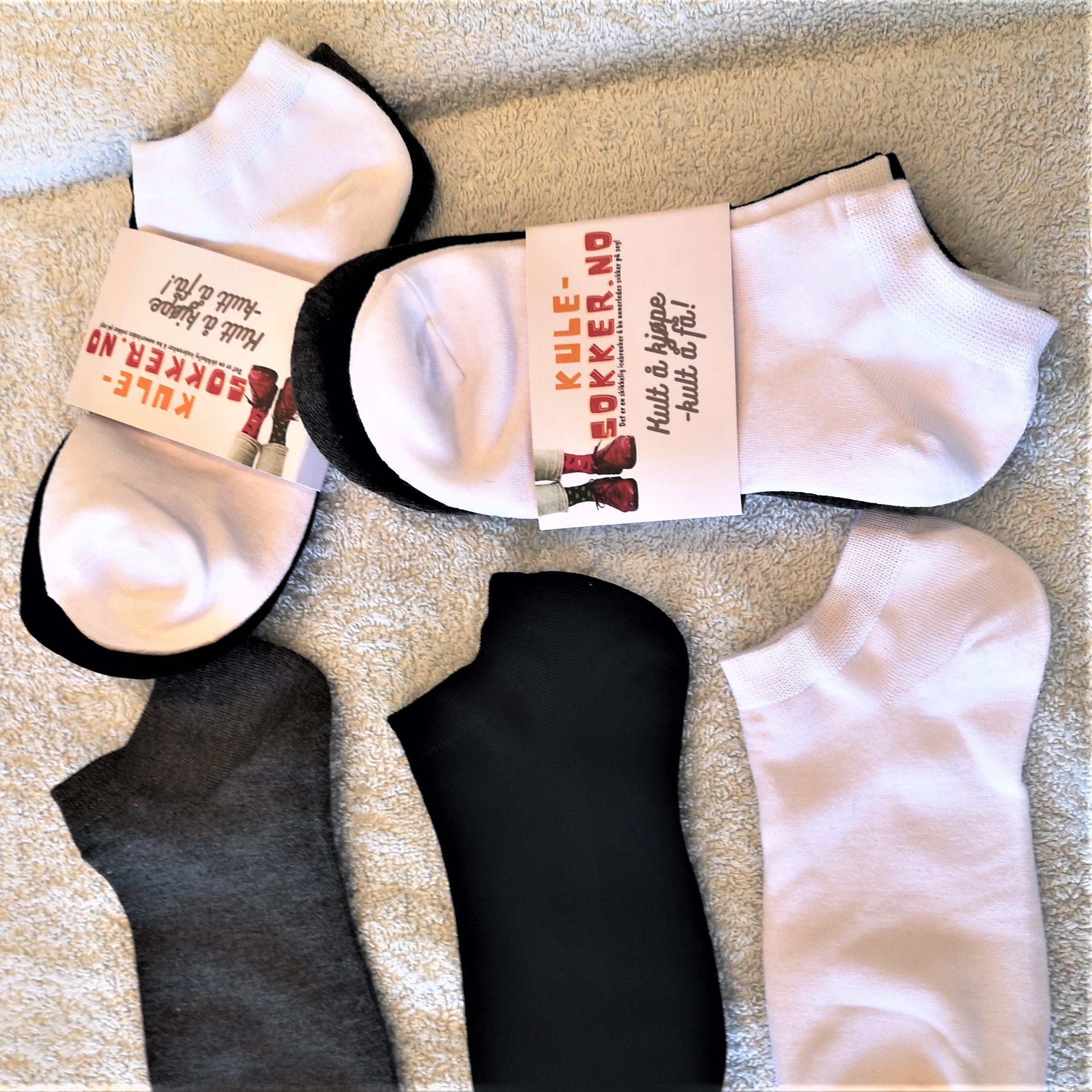 Bambus ankelsokker 3 pakk