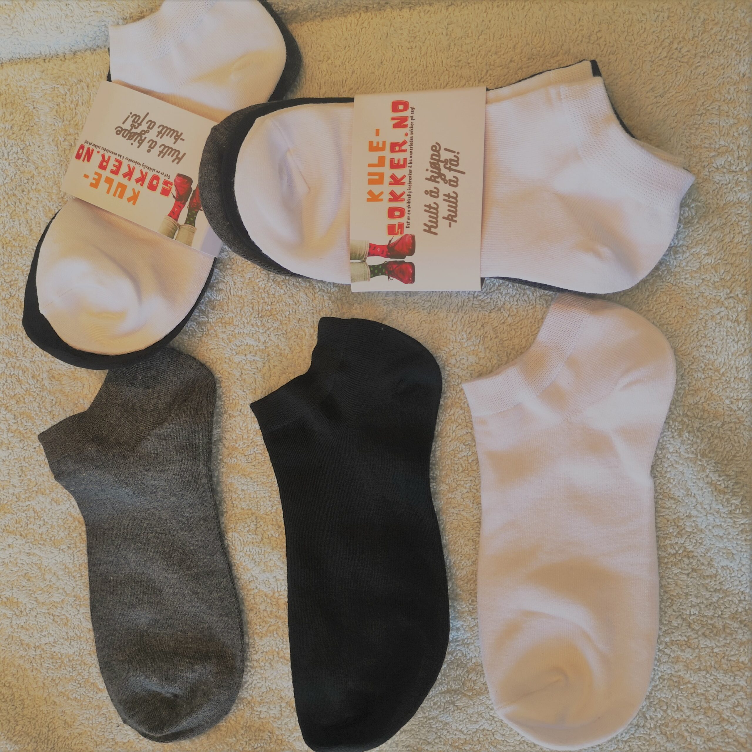 Bambus ankelsokker 3 pakk