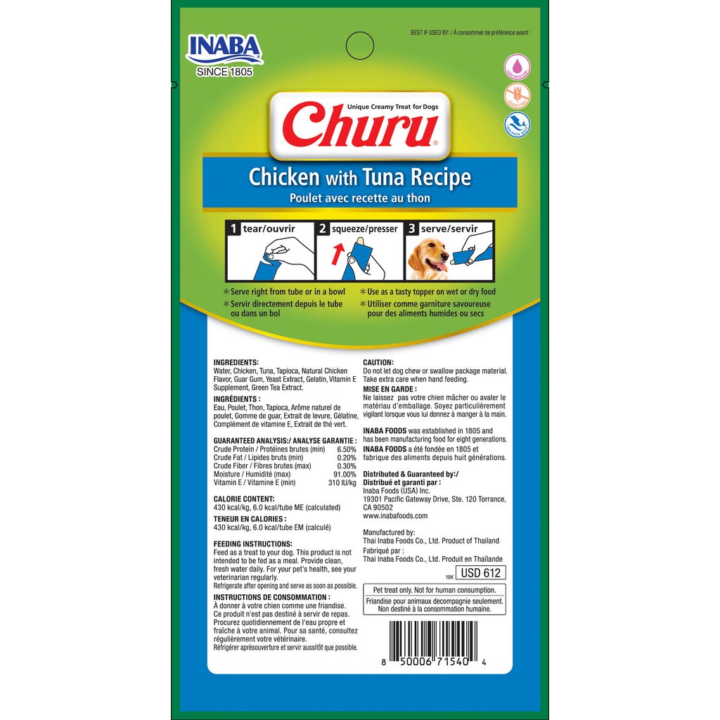 Inaba Churu snacks med Tunfisk for hund