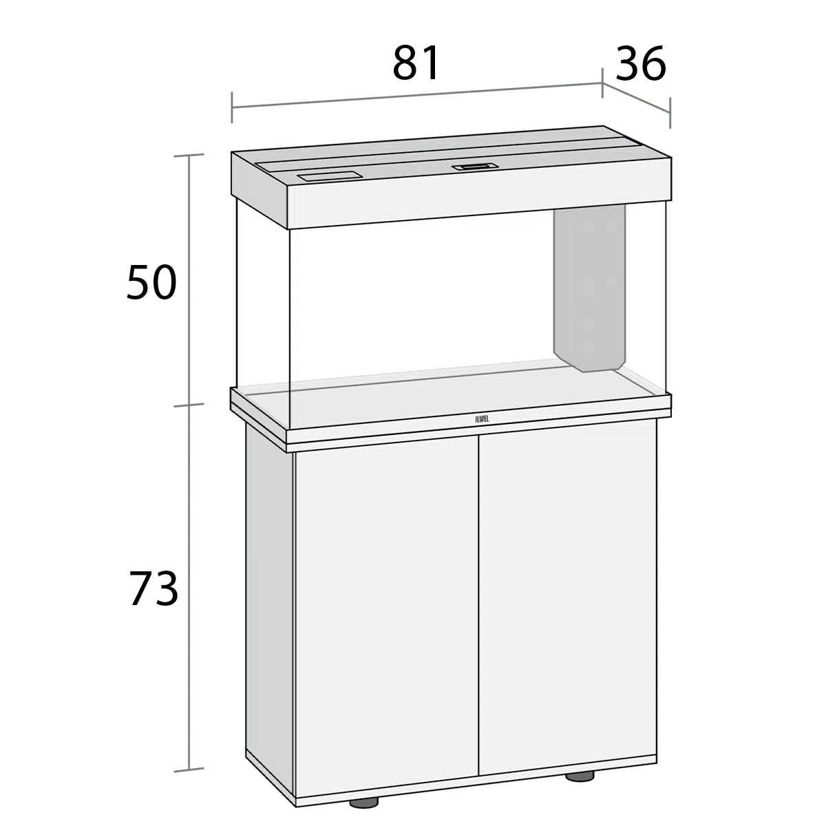 Juwel Akvariebord SBX 125