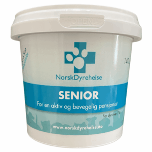 Norsk Dyrehelse Senior Kosttilskudd Hund (4 størrelser)