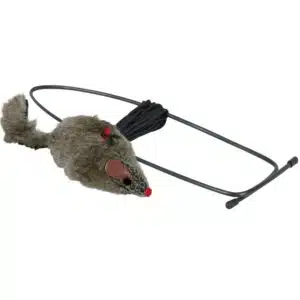 Pelsmus med feste til dørkarm