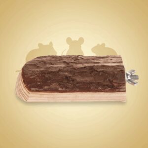 Treblokk til hamster 10×15 cm