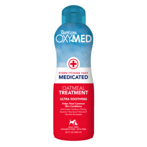 Tropiclean OxyMed Outmeal shampoo