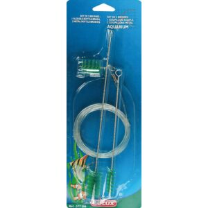 Zolux slangebørste-rengjøringsbørste 3stk universalsett