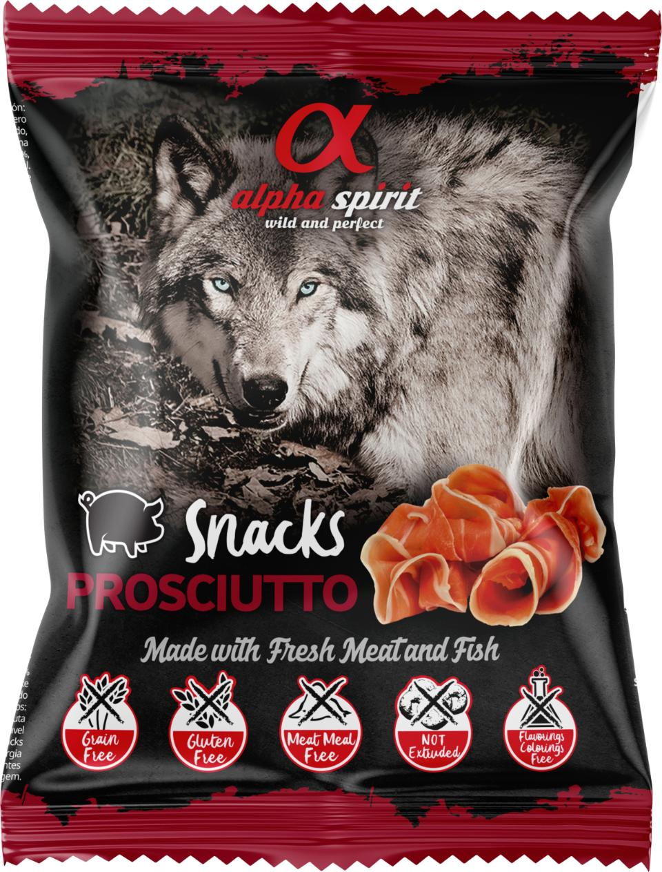 AlphaSpirit prosciutto hundesnacks 50g