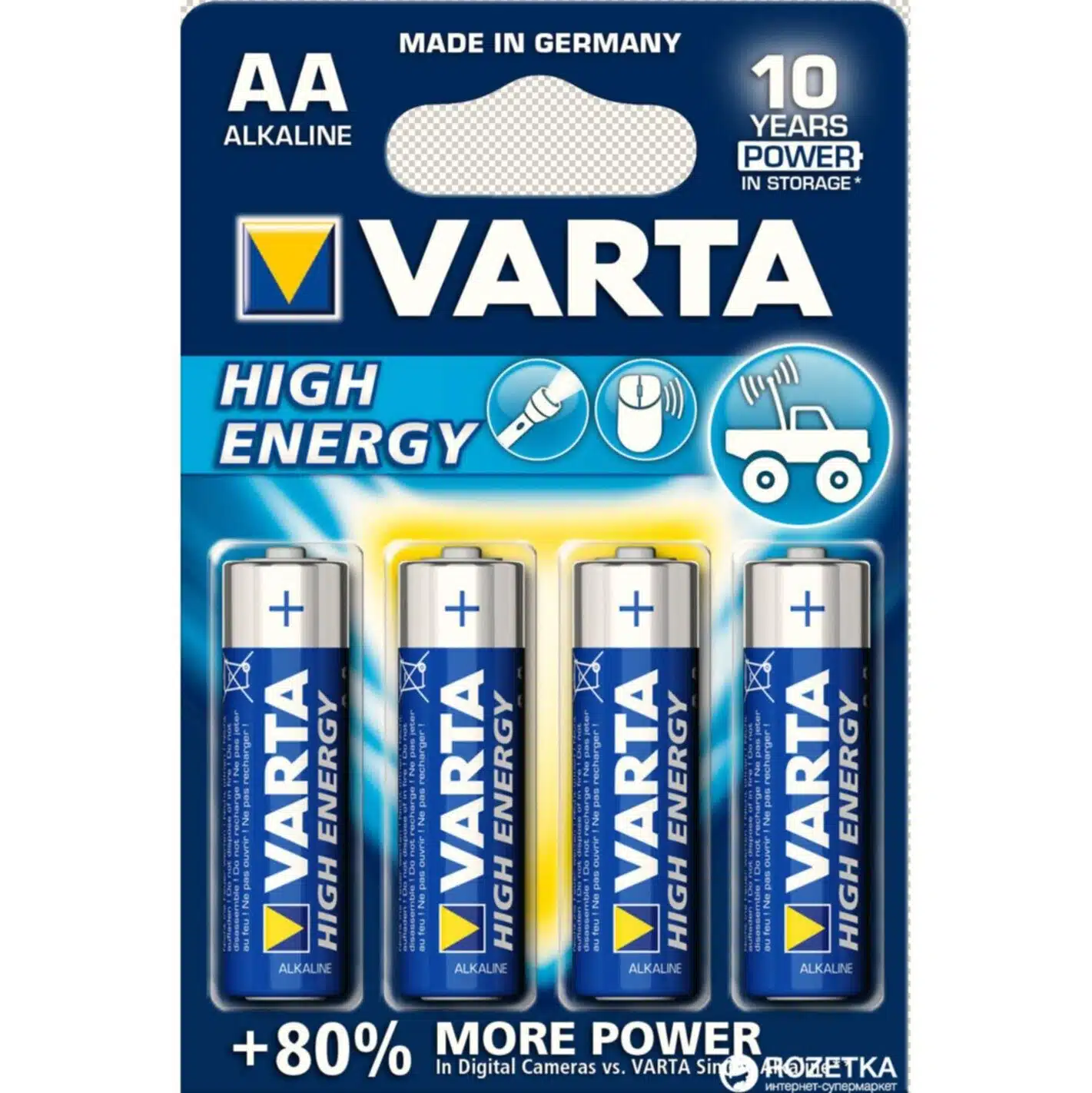 Varta Batteri AA 4st (LR 6)