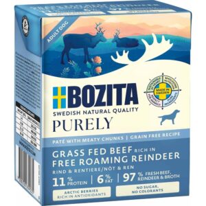 Bozita Purely Pate Reindeer 6 x 370g