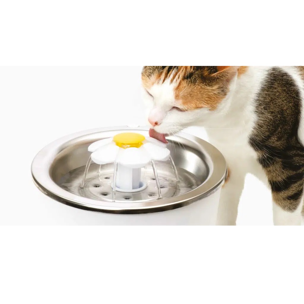 Catit Flower Drikkefontene i Rustfritt Stål 3Liter