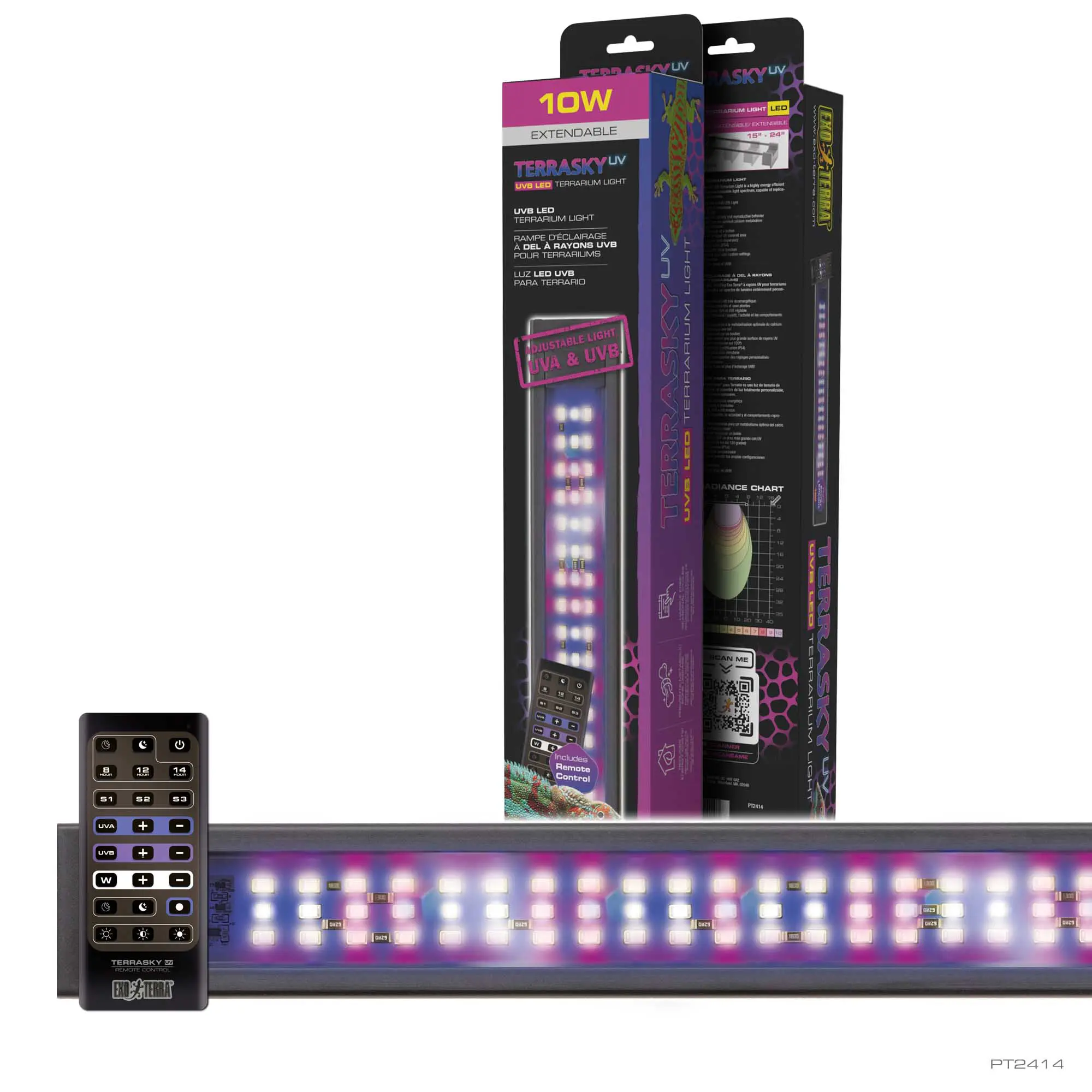 Exoterra Terrasky Uv- Uvb Led 10watt10w