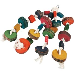 Fugleleker for papegøyer og parakitter 55x14cm