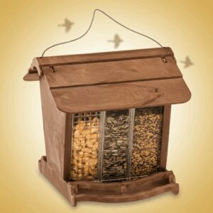 Fuglemater Silo med 3 kammer – Ferplast