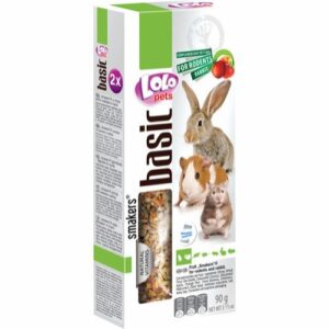 Lolo Pets Smakers Frøstenger Grønnsaker Snacks til Kanin / Gnager