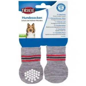 Trixie Komfortable Potesokker Bomull Anti-Skli 2pk