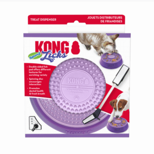 KONG Licks Spinz Slikkematte til hund og katt
