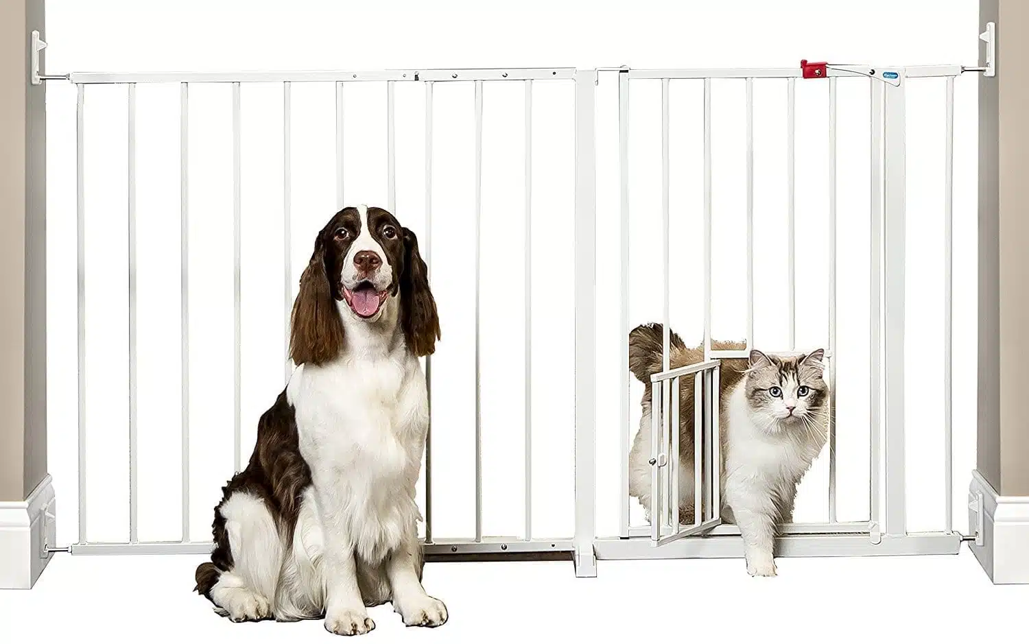 Carlson grind maxi walk-thru med kattedør, 76x94-152cm