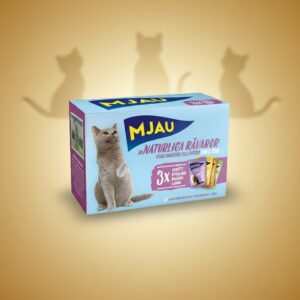 Mjau Multipack Kjøttsmaker i gelé 12×85 gr