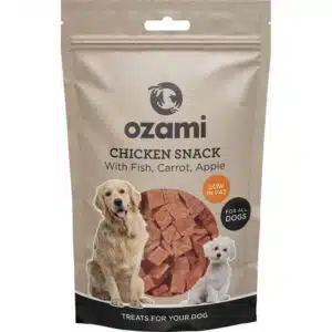Ozami Hundegodbiter med Kylling, Fisk, Gulrot og eple 100gr