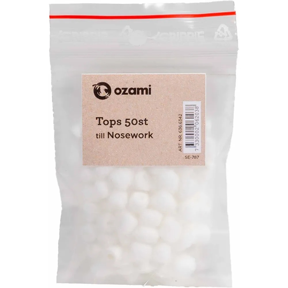 Ozami nosework-tops bomull ca. 50–90 stk