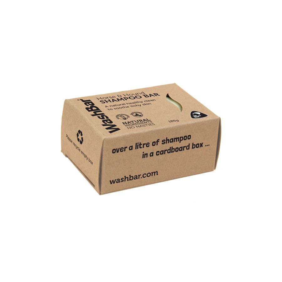 WashBar Soap Bar Horse & Hound Shampoo for Hund & Husdyr 185g