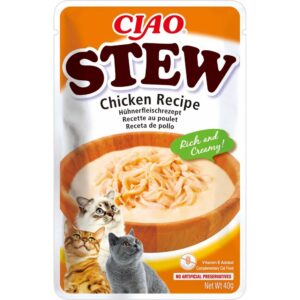 Inaba våtfòr katt – Stew Kylling 12 x 40 gr
