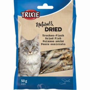 Tørket Fisk Trixie Kattesnacks 50g