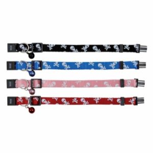 Kattehalsbånd med dødninghoder