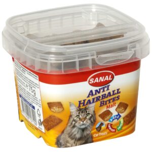 Sanal Malt Anti-Hairball Bites katt 75g