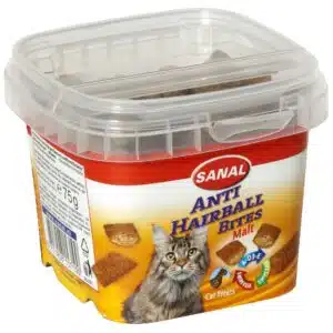 Sanal Malt Anti-Hairball Bites katt 75g